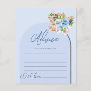 Papier Boho Blue Pampass Grass Dessert Jeux de Baby showe