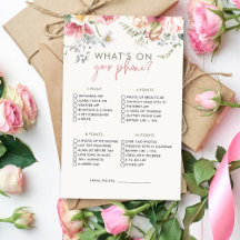 Boho Floral Quoi Sur Votre Téléphone Fête des mari