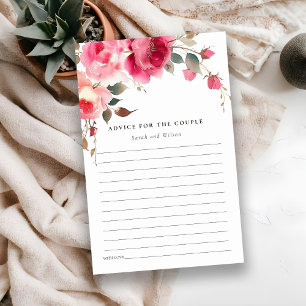 Papier Boho Rose Rose rose Fleurs Wedding showers Conseil