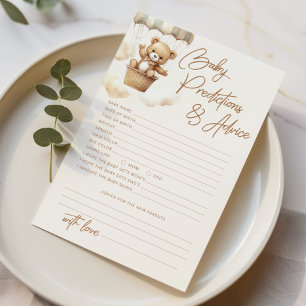 Papier Boho teddy ours bébé prédictions et conseils