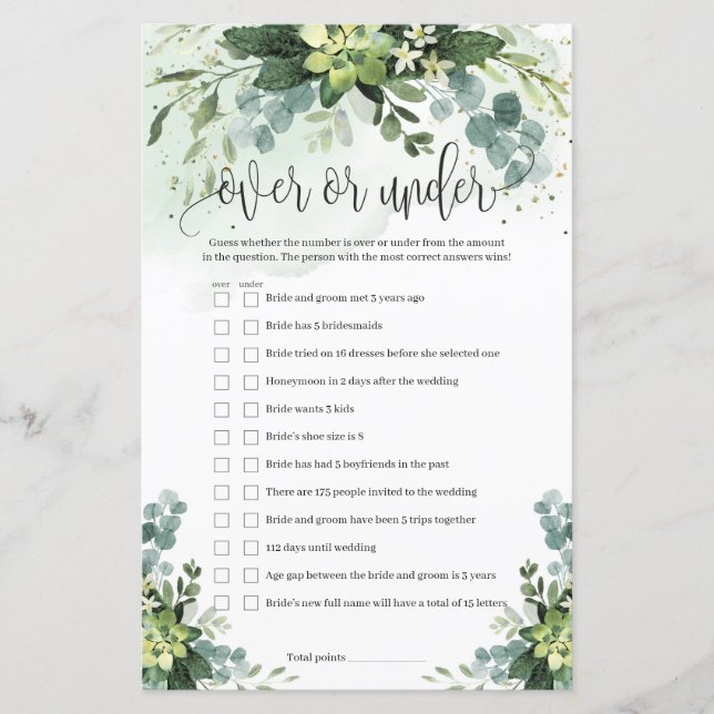 Papier Boho verdoyant succulent à la mode sur ou sous le  (Devant)