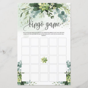 Papier Boho verdure feuillage succulent floral jeu de bin