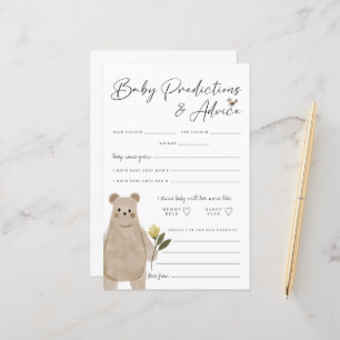 Papier Boho Woodland Baby showers Prédictions et conseils