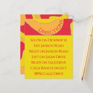 Papier Boîtier Bat mitzvah de la barre/carte de direction