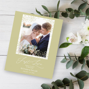 Papier Bon Marché Flourish Gold Effet Ornament Photo Nouv