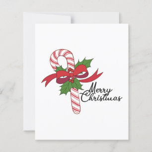 Papier Bonbons Noël Canne de Noël