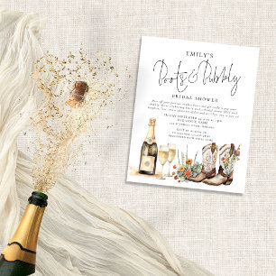Papier Boots Boho Budget et Fête des mariées Bubly