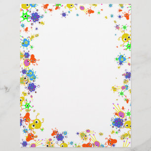 Papier Bordure de la bactérie