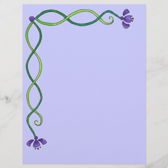 Papier Bordure de noeud celtique (Devant)