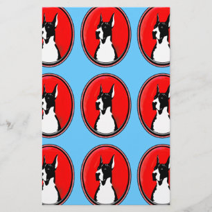 Papier Boston Great Dane Potrati