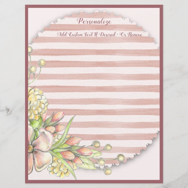 Papier Bouquet floral Chic & Shabby Pink