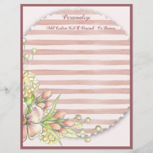 Papier Bouquet floral Chic & Shabby Pink