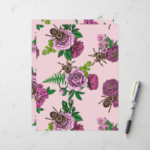 Papier Bouquets et tarantula