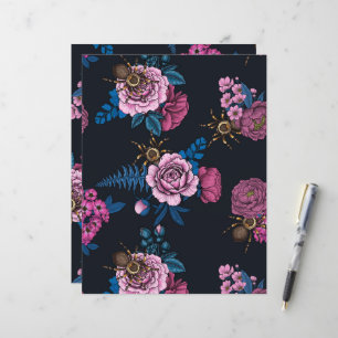 Papier Bouquets et tarantula 2