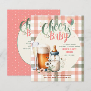 Papier Bouteilles de COED Bulles Brasse Sage Peche Gingha
