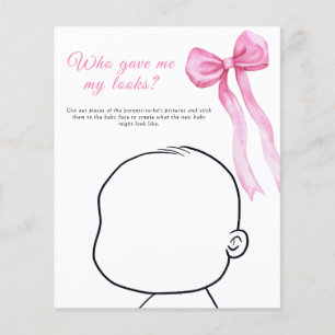 Papier Bow - Qui m'a donné mon look baby game