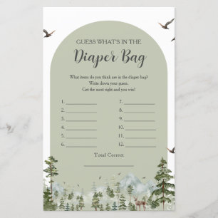 Papier Boy Pine Tree Forest Mountain Ce qu'il y a dans le