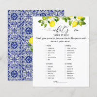 Branche de citron et mosaïque bleue Qu'y a-t-il da