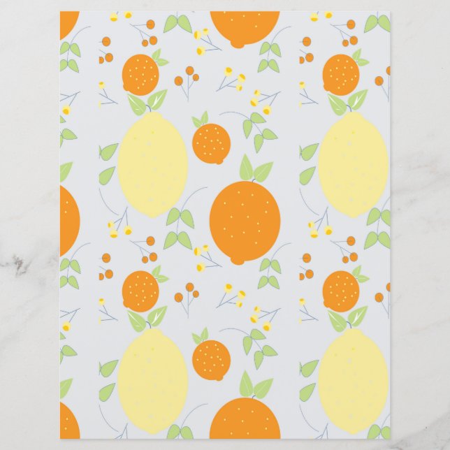 Papier Bright Citrus Fun (Devant)