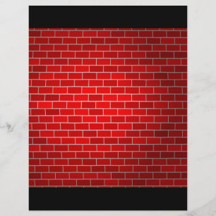 Papier Brique rouge avec Arrière - plan Spotlight