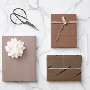 Papier Brown et carton enveloppement cadeau réalis