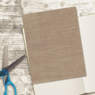 Papier Brown Rustique Burlap Scrapbooking Cardstock