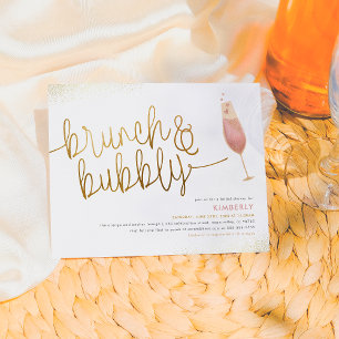 Papier Brunch de mariage Budget & Champagne Pétillant