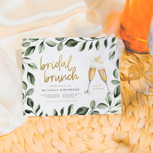 Papier Brunch nuptial budget Champagne & Eucalyptus