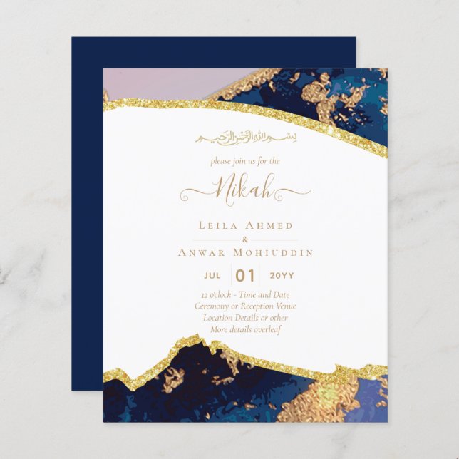 PAPIER BUDGET (Devant / Derrière)