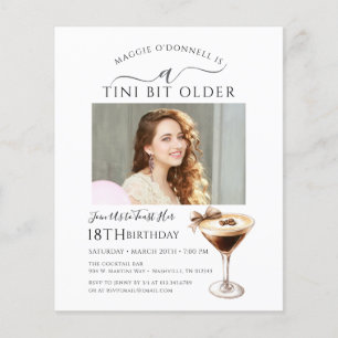 Papier BUDGET 18e anniversaire Tini Bit photo plus ancien