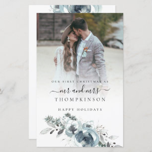 Papier Budget 1er Noël M. Mme Photo Foliage Holiday