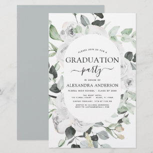 Papier Budget 2022 Graduation Floral Eucalyptus