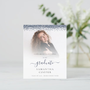 Papier Budget 2022 Parties scintillant Bleue photo Grad A