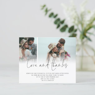 Papier Budget 2 Script photo Mariage amour Merci