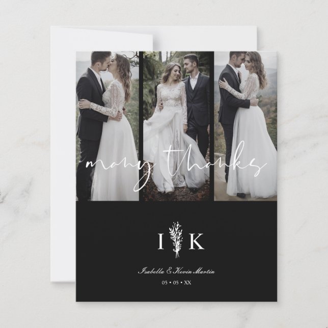 Papier Budget 3 Photos Mariages Collecte Beaucoup de reme (Devant)