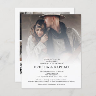 Papier Budget 4 Superposition photo QR Soirée Mariage de 