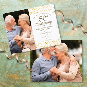 Papier Budget 50e anniversaire Enregistrer la date 2 Phot