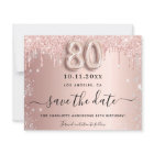 Budget 80e anniversaire rose parties scintillant e