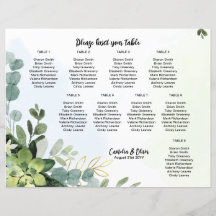 BUDGET 9 Tableau Tableau Mariage Places vertes