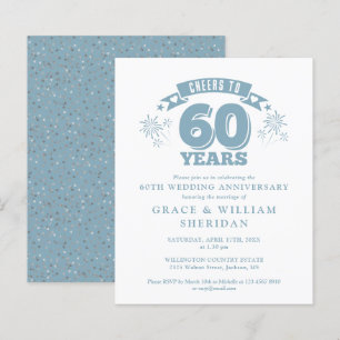 Papier Budget À L'Invitation Du 60E Anniversaire