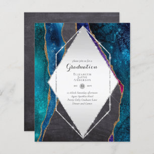 Papier BUDGET Agate GRADUY Invitations Parties scintillan