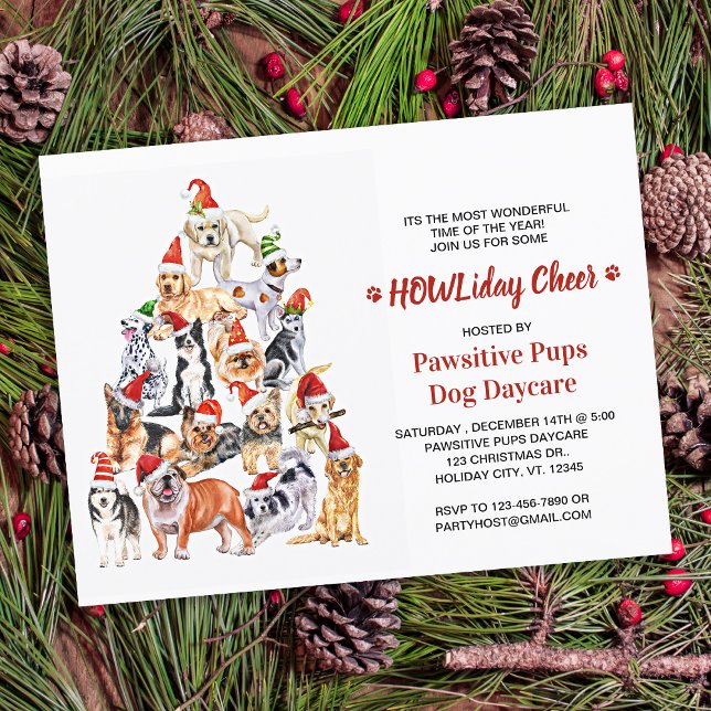 Papier Budget Amoureux des chiens Noël Animaux de compagn (Créateur téléchargé)