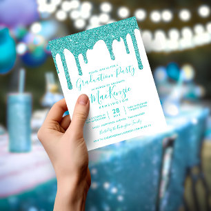 Papier BUDGET Aqua Parties scintillant Turquoise Drives G