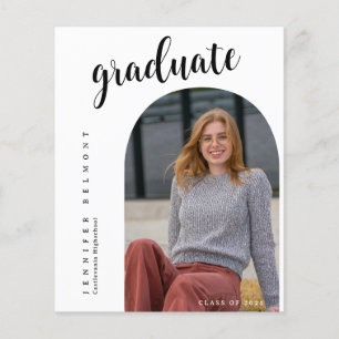 Papier BUDGET Arch Photo Elle l'a fait Casquette Tassel G