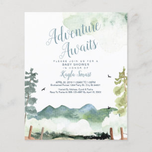 Papier Budget Aventure Attend Les Invitations
