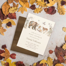 Budget Baby shower des animaux forestiers