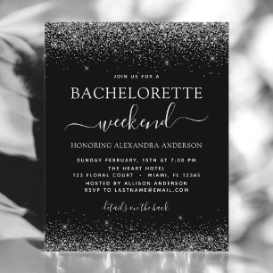 Papier Budget Bachelorette Week-end Parties scintillant a