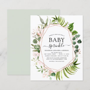 Papier Budget Bébé Sprinkle Douche Eucalyptus verdure