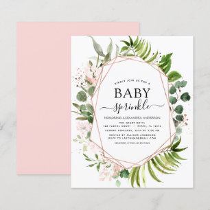 Papier Budget Bébé Sprinkle Douche Eucalyptus verdure