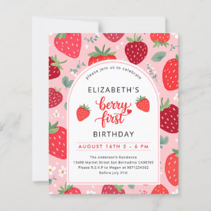 Papier Budget Berry Premier 1er anniversaire Photo Invita
